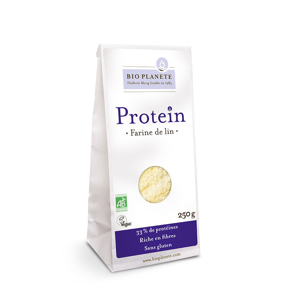 Farine de lin Gamme Protein Produits Bio Planète