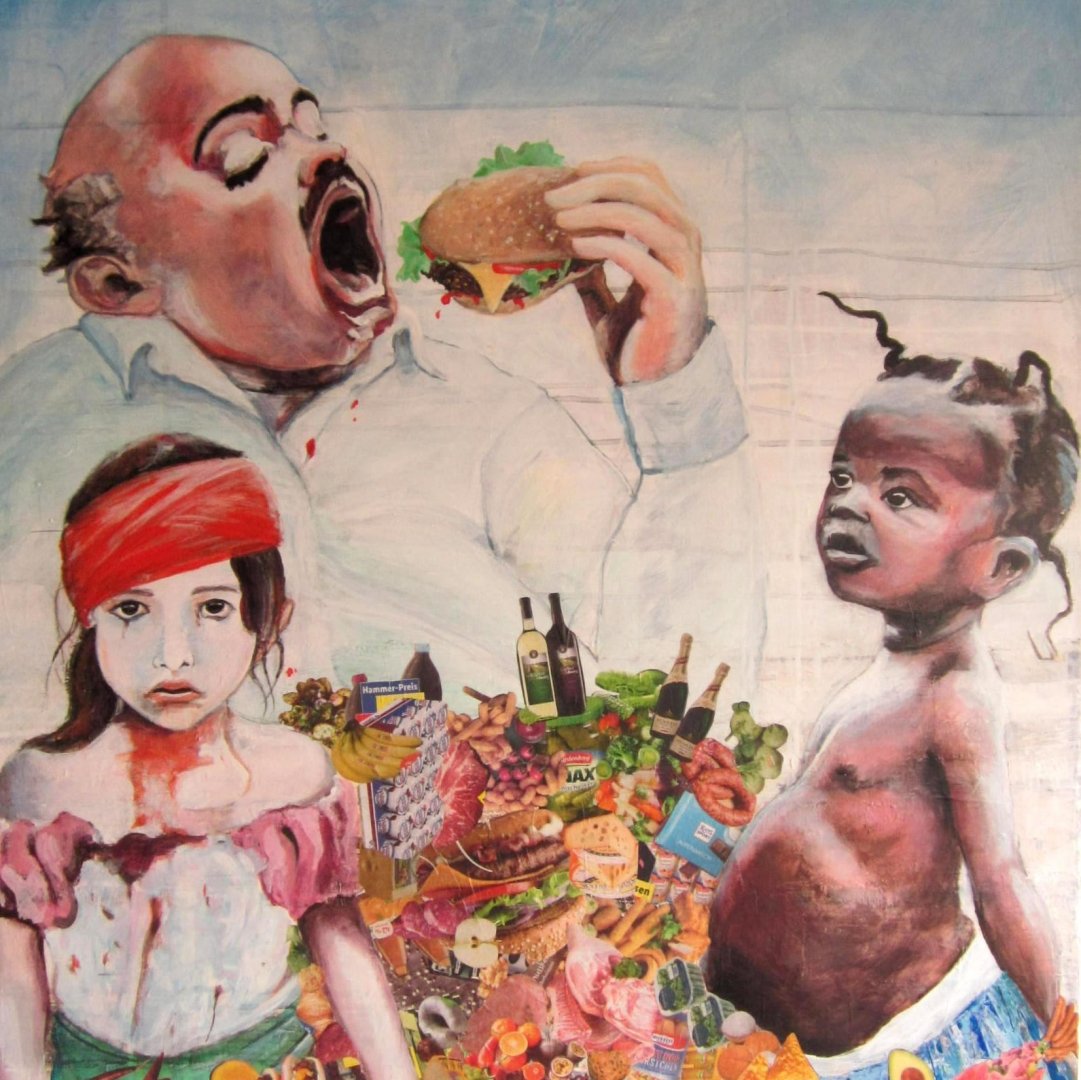 Kunstwettbewerb - Beitrag von Raimund Schemmel - Hunger