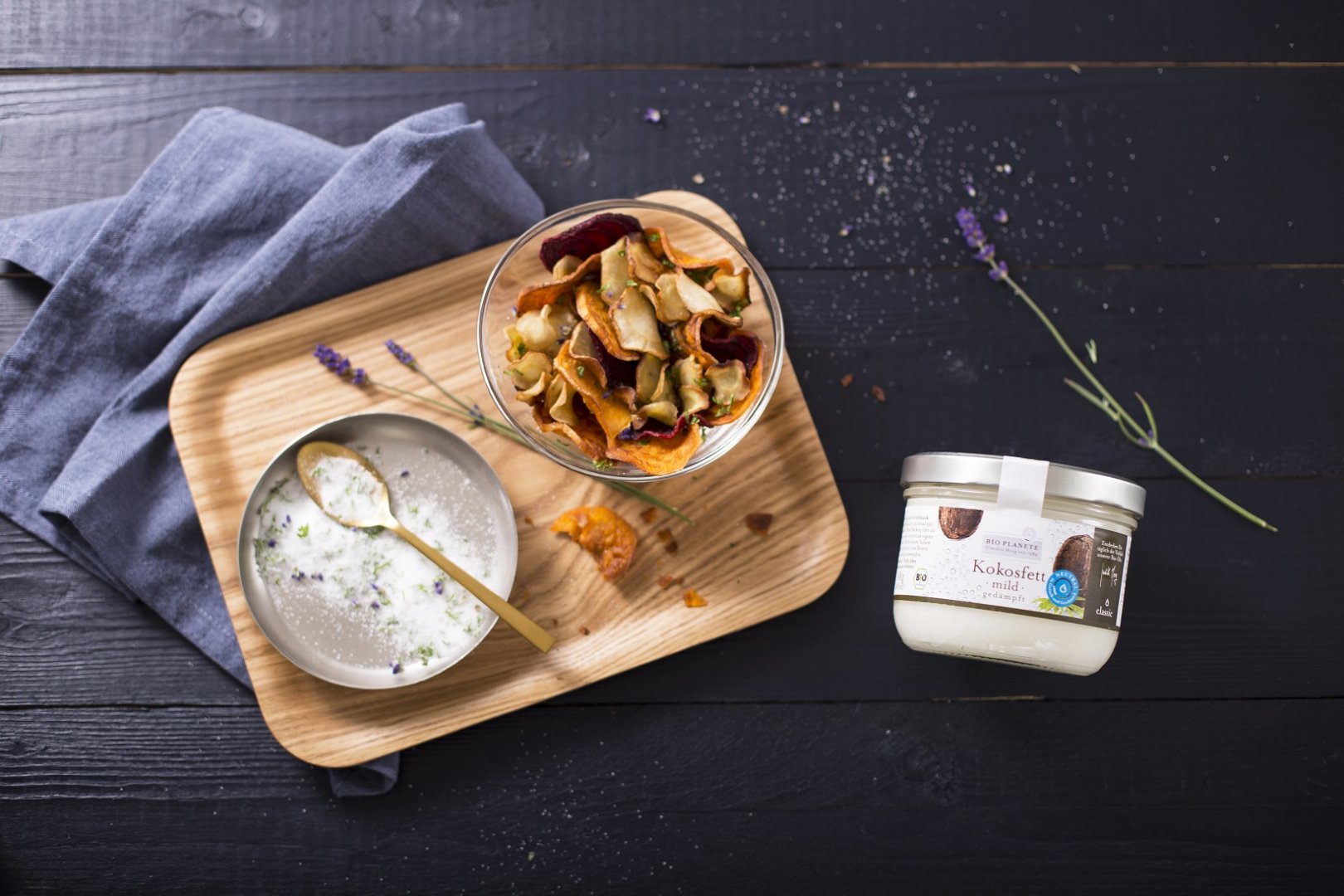 Kokosfett mild Gemüsechips