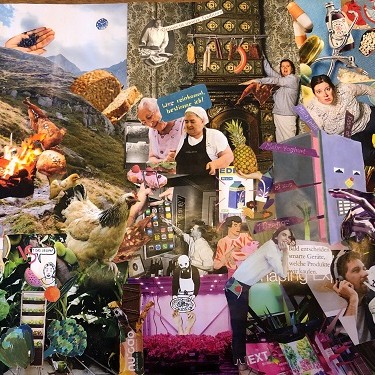 Kunstwettbewerb - Beitrag von Nina Berger - Collage